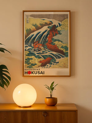 Kaisushika Hokusai - Japanese countryside Plakat - 21 x 29.7 cm (A4) - Nellastore