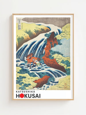 Kaisushika Hokusai - Japanese countryside Plakat - 21 x 29.7 cm (A4) - Nellastore