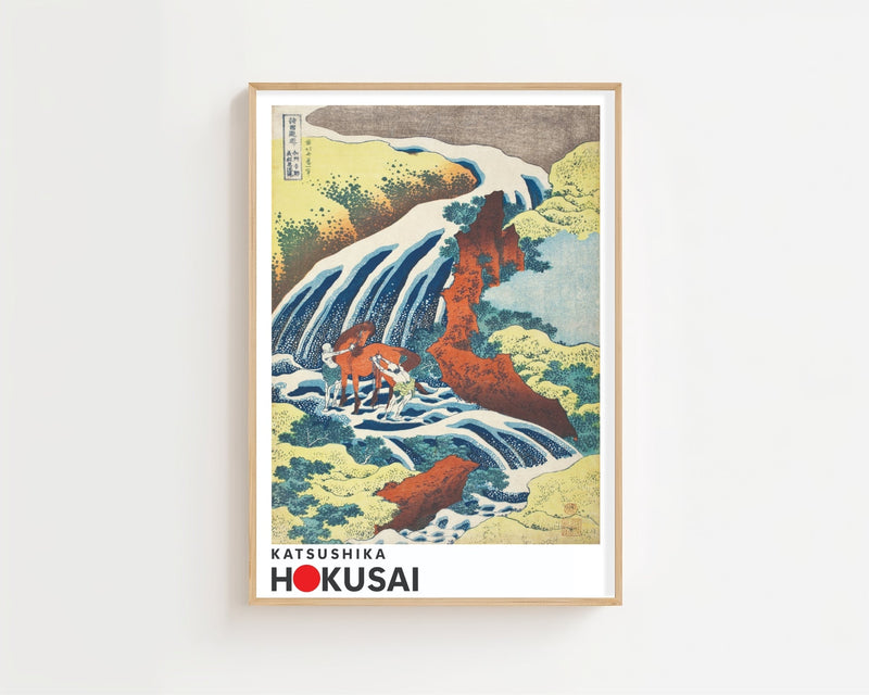 Kaisushika Hokusai - Japanese countryside Plakat - 21 x 29.7 cm (A4) - Nellastore