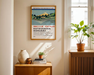 Kaisushika Hokusai - Mount Fuji Reflects In Lake Kawaguchi Plakat - 21 x 29.7 cm (A4) - Nellastore