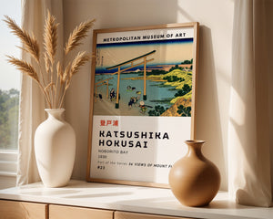 Kaisushika Hokusai - Noborito Bay Plakat - 21 x 29.7 cm (A4) - Nellastore