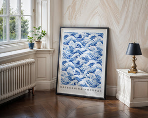 Kaisushika Hokusai - Ocean of clouds Plakat - 21 x 29.7 cm (A4) - Nellastore