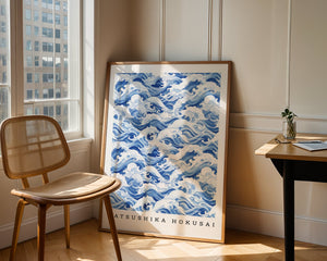 Kaisushika Hokusai - Ocean of clouds Plakat - 21 x 29.7 cm (A4) - Nellastore