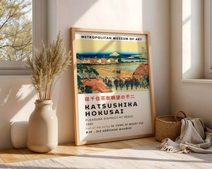 Kaisushika Hokusai - Pleasure District At Senju Plakat - 21 x 29.7 cm (A4) - Nellastore