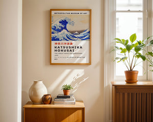 Kaisushika Hokusai - The Great Wave Off Kanagawa Plakat - 21 x 29.7 cm (A4) - Nellastore