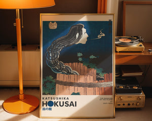 Kaisushika Hokusai - The Mansion of the Plates Plakat - 21 x 29.7 cm (A4) - Nellastore