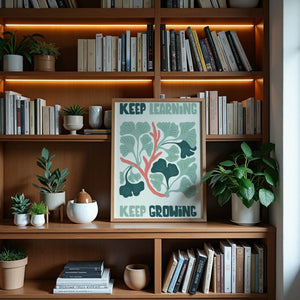 Keep Growing Plakat - 21 x 29.7 cm - Nellastore