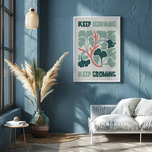 Keep Growing Plakat - 21 x 29.7 cm - Nellastore