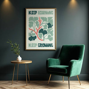 Keep Growing Plakat - 21 x 29.7 cm - Nellastore