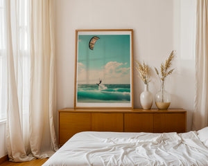 Kitesurfer Plakat - 21 x 29.7 cm (A4) - Nellastore