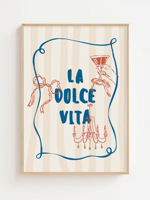 La Dolce Vita Plakat - 21 x 29.7 cm - Nellastore