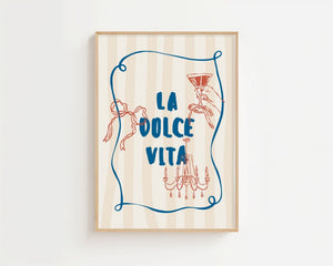 La Dolce Vita Plakat - 21 x 29.7 cm - Nellastore