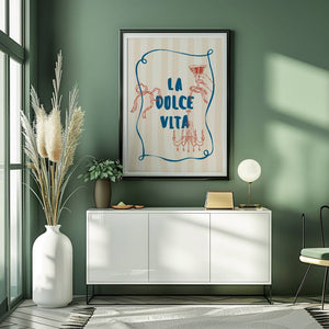 La Dolce Vita Plakat - 21 x 29.7 cm - Nellastore