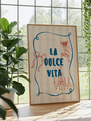 La Dolce Vita Plakat - 21 x 29.7 cm - Nellastore