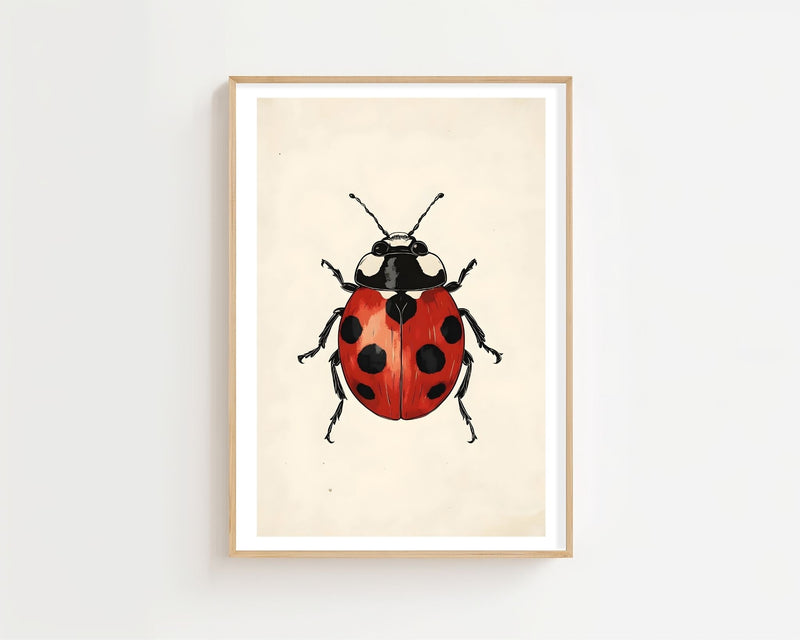 Ladybug II Plakat - 21 x 29.7 cm (A4) - Nellastore