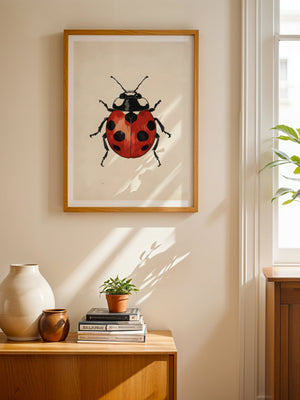 Ladybug II Plakat - 21 x 29.7 cm (A4) - Nellastore