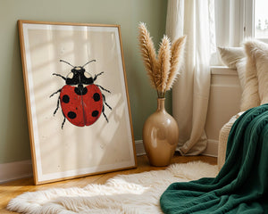 Ladybug Plakat - 21 x 29.7 cm (A4) - Nellastore