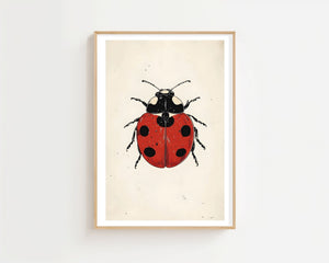 Ladybug Plakat - 21 x 29.7 cm (A4) - Nellastore