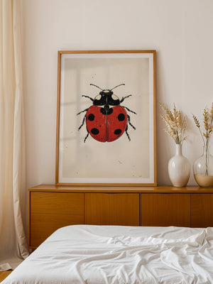 Ladybug Plakat - 21 x 29.7 cm (A4) - Nellastore