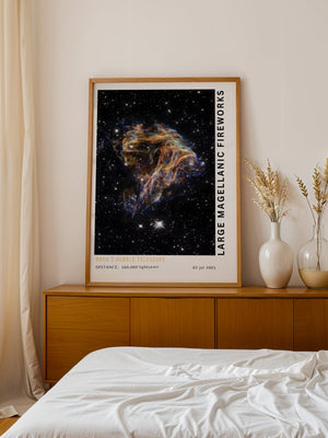 Large Magellanic Fireworks Plakat - 21 x 29.7 cm (A4) - Nellastore