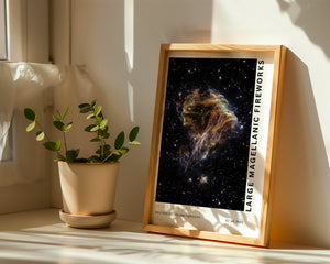 Large Magellanic Fireworks Plakat - 21 x 29.7 cm (A4) - Nellastore
