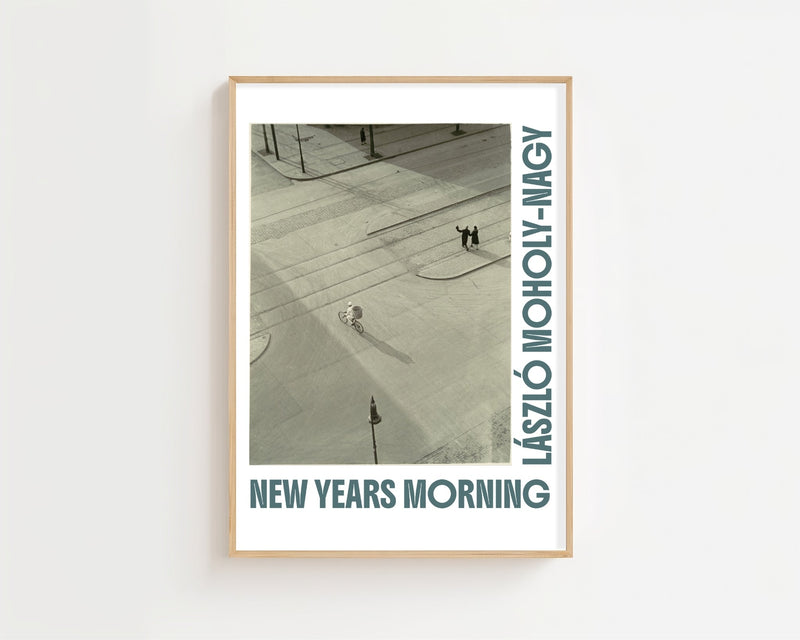 László Moholy - Nagy - 7 A.M. New Year’s Morning Plakat - 21 x 29.7 cm - Nellastore