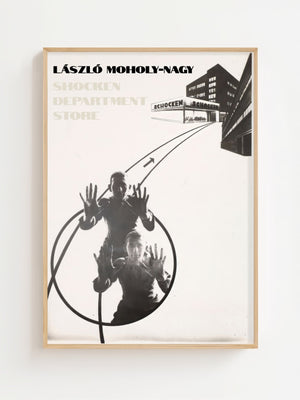 László Moholy - Nagy - Advertisement for Shocken Department Store Variation of The Law of the Series Plakat - 21 x 29.7 cm - Nellastore