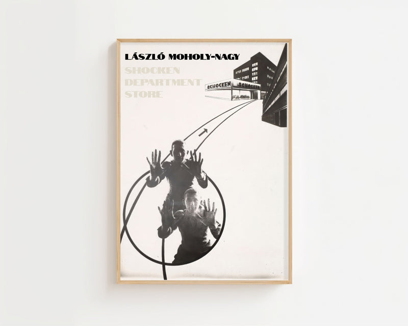 László Moholy - Nagy - Advertisement for Shocken Department Store Variation of The Law of the Series Plakat - 21 x 29.7 cm - Nellastore