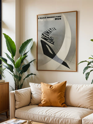 László Moholy - Nagy - Advertising Poster Pneumatik Plakat - 21 x 29.7 cm - Nellastore