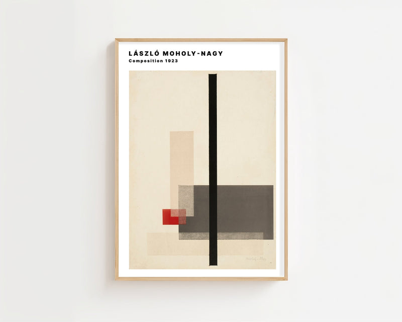 László Moholy - Nagy - Composition Plakat - 21 x 29.7 cm - Nellastore