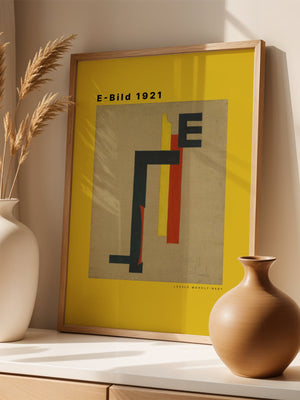 László Moholy - Nagy - E - Bild Plakat - 21 x 29.7 cm (A4) - Nellastore