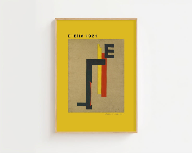 László Moholy - Nagy - E - Bild Plakat - 21 x 29.7 cm (A4) - Nellastore