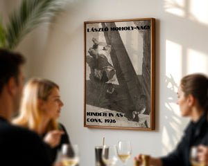 László Moholy - Nagy - Kinder in Ascona Plakat - 21 x 29.7 cm - Nellastore