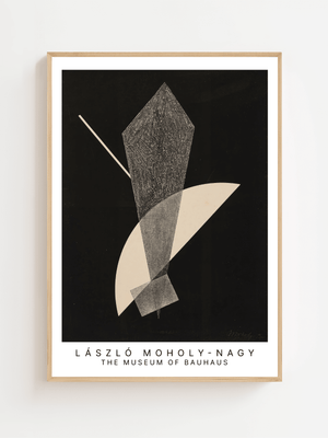 László Moholy-Nagy - Konstruction V Plakat - 21 x 29.7 cm (A4) - Nellastore