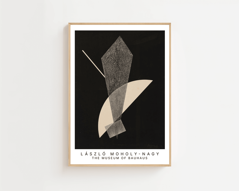 László Moholy-Nagy - Konstruction V Plakat - 21 x 29.7 cm (A4) - Nellastore