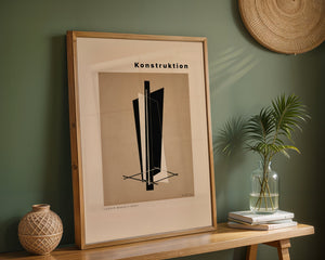 László Moholy - Nagy - Konstruction VI Plakat - 21 x 29.7 cm (A4) - Nellastore