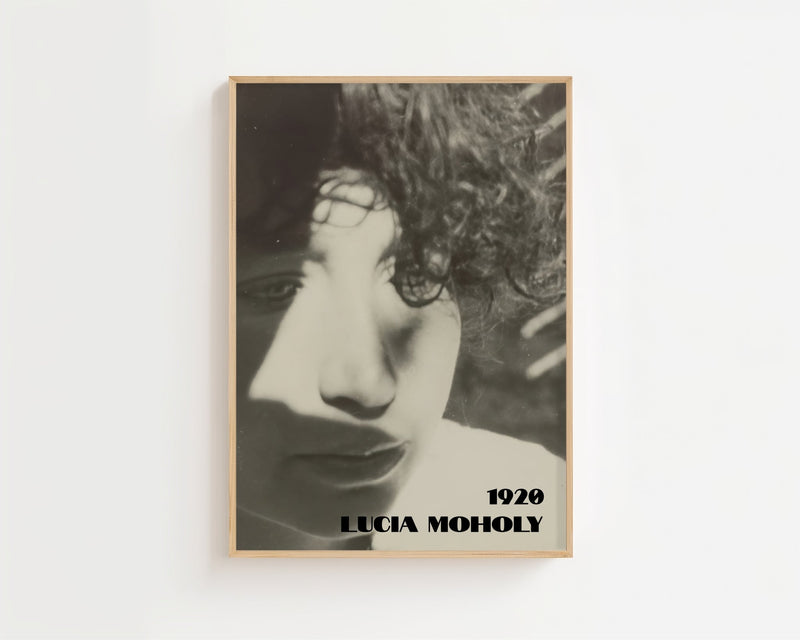 László Moholy - Nagy - Lucia Moholy Portrait Plakat - 21 x 29.7 cm - Nellastore
