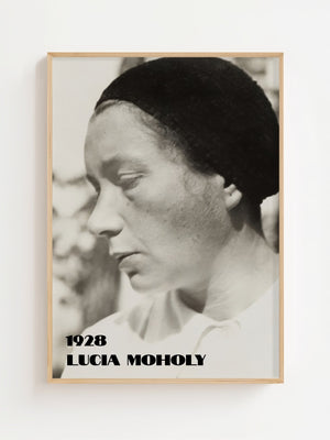 László Moholy - Nagy - Lucia Moholy Side Profile Plakat - 21 x 29.7 cm - Nellastore