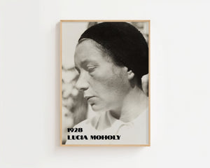 László Moholy - Nagy - Lucia Moholy Side Profile Plakat - 21 x 29.7 cm - Nellastore