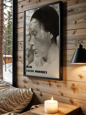 László Moholy - Nagy - Lucia Moholy Side Profile Plakat - 21 x 29.7 cm - Nellastore