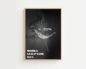 László Moholy - Nagy - Mobile Sculpture Space Modulator Plakat - 21 x 29.7 cm - Nellastore