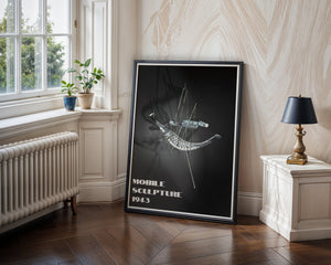 László Moholy - Nagy - Mobile Sculpture Space Modulator Plakat - 21 x 29.7 cm - Nellastore