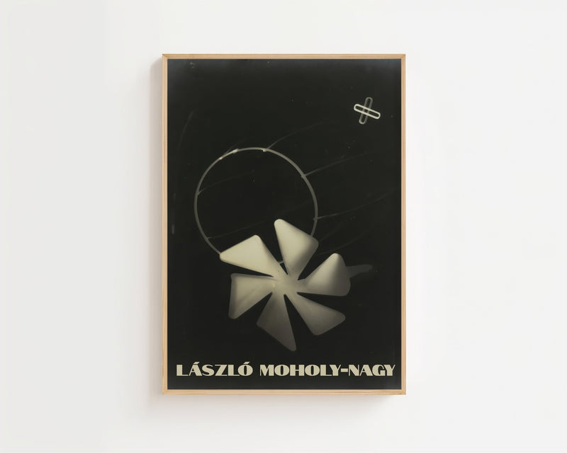 László Moholy - Nagy - Pinwheel And Other Shapes Plakat - 21 x 29.7 cm - Nellastore