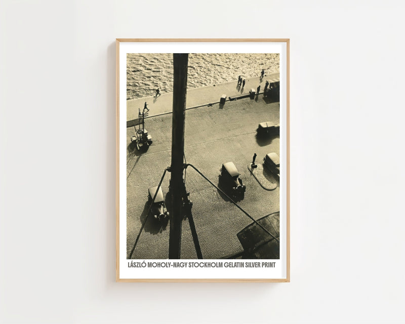 László Moholy - Nagy - Stockholm Gelatin Silver Print Plakat - 21 x 29.7 cm - Nellastore