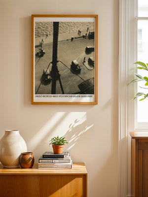 László Moholy - Nagy - Stockholm Gelatin Silver Print Plakat - 21 x 29.7 cm - Nellastore