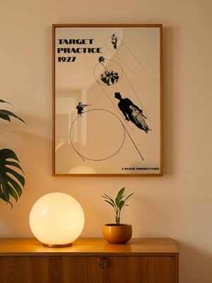 László Moholy - Nagy - Target Practice In the Name of the Law Plakat - 21 x 29.7 cm - Nellastore