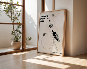 László Moholy - Nagy - Target Practice In the Name of the Law Plakat - 21 x 29.7 cm - Nellastore