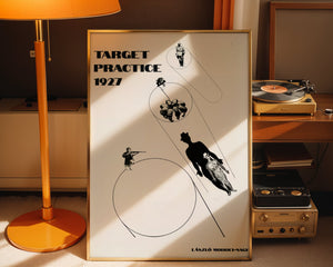 László Moholy - Nagy - Target Practice In the Name of the Law Plakat - 21 x 29.7 cm - Nellastore