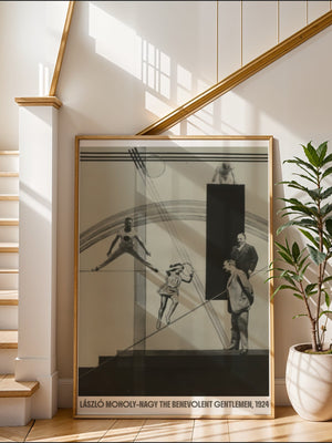 László Moholy - Nagy - The Benevolent Gentlemen Plakat - 21 x 29.7 cm - Nellastore
