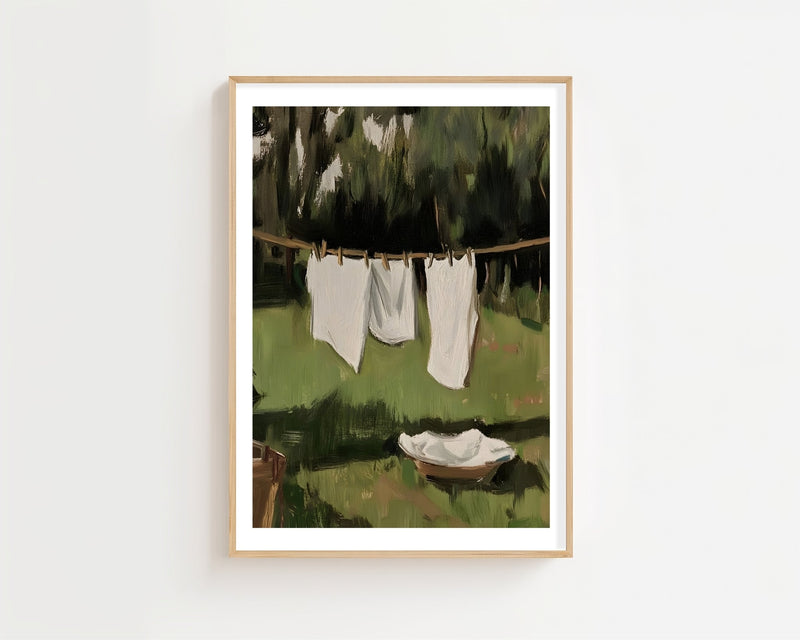 Laundry By The Lake Plakat - 21 x 29.7 cm (A4) - Nellastore